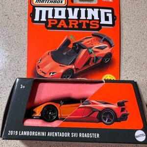 2019 Lamborghini Aventador SVJ Roadater - Matchbox Moving Parts Diecast